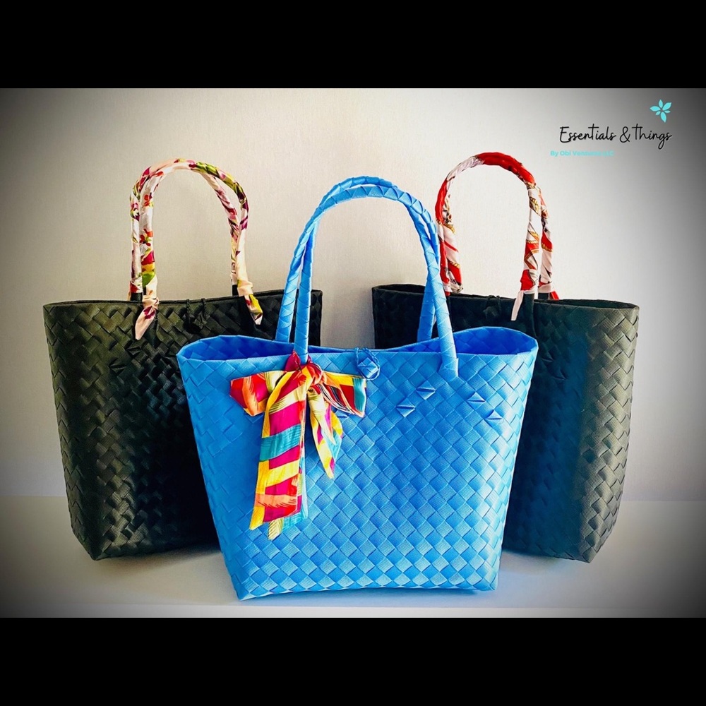 Handwoven and handcrafted tote bags